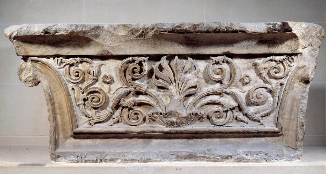Stolica Pilastra. Architektura Cesarstwa Rzymskiego. Paryż, Musee du Louvre autorstwa Roman Roman