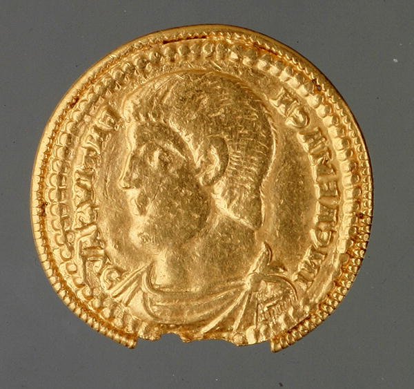 Solidus Magnentius, znaleziony w Kirchberg, ok. 350-353 (złoto) autorstwa Roman Roman