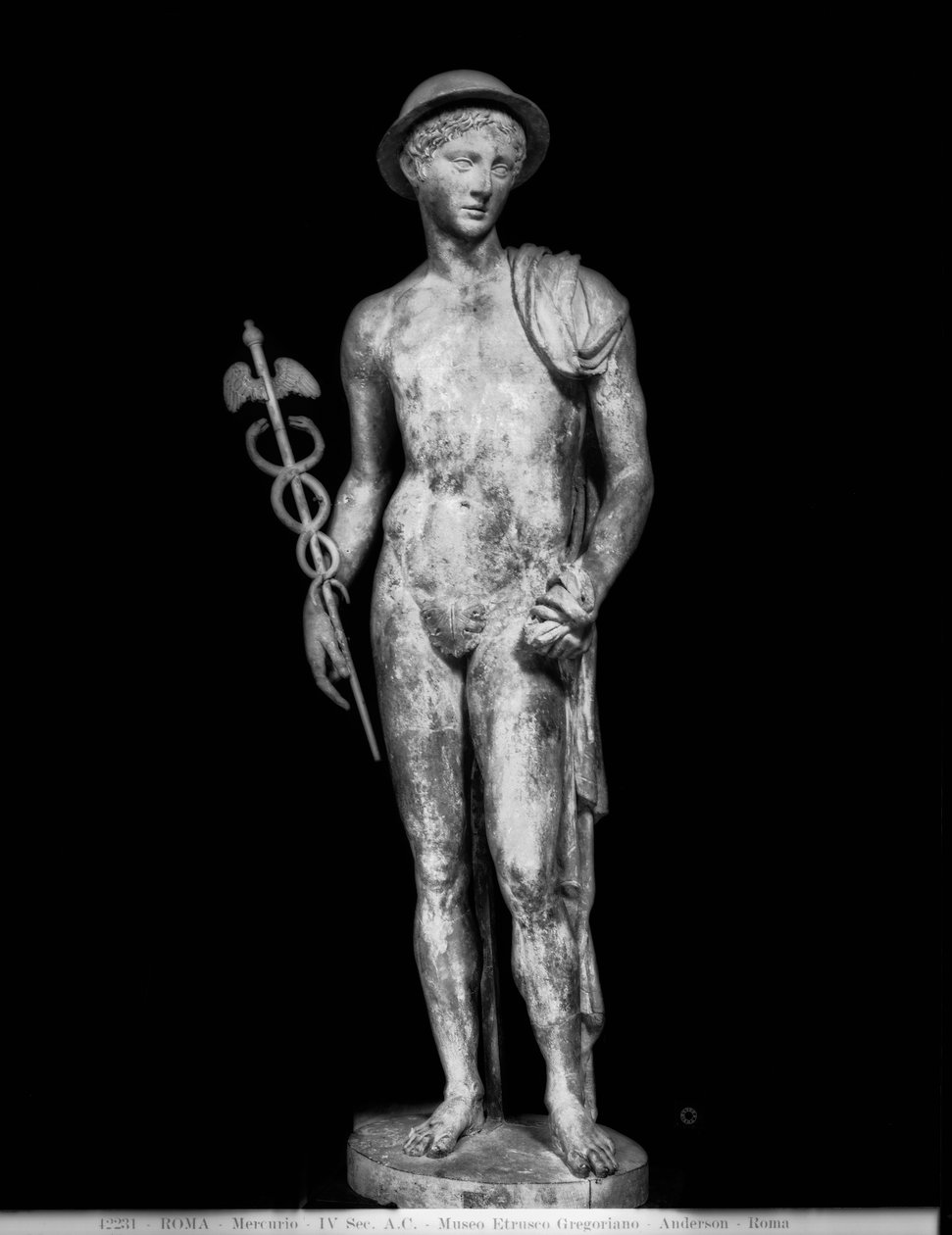 Posąg Merkurego (marmur) autorstwa Roman Roman