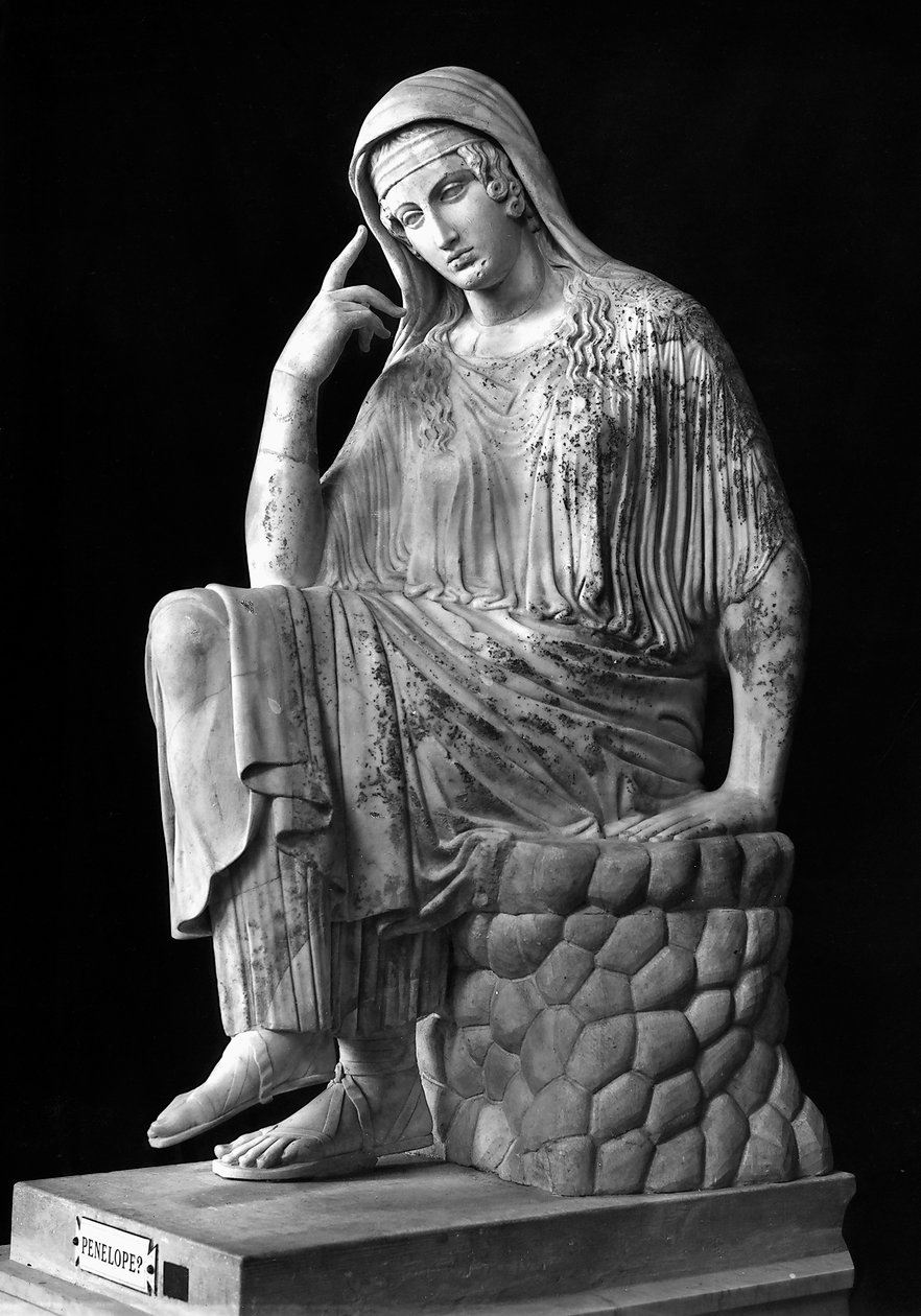 Posąg Penelopy (marmur) autorstwa Roman Roman