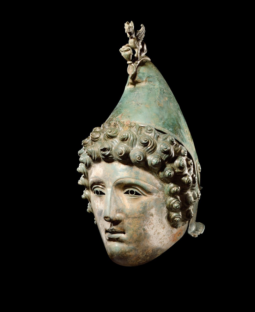 Hełm Crosby Garrett, koniec I-II wne (brąz) (patrz także 871728-34, 482018, 396169 i 413094) autorstwa Roman Roman