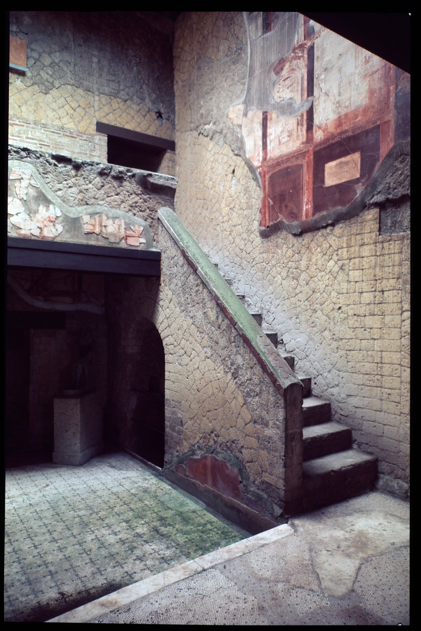 Widok na casa del Bel Cortile, V wiek pne-I wiek naszej ery autorstwa Roman Roman