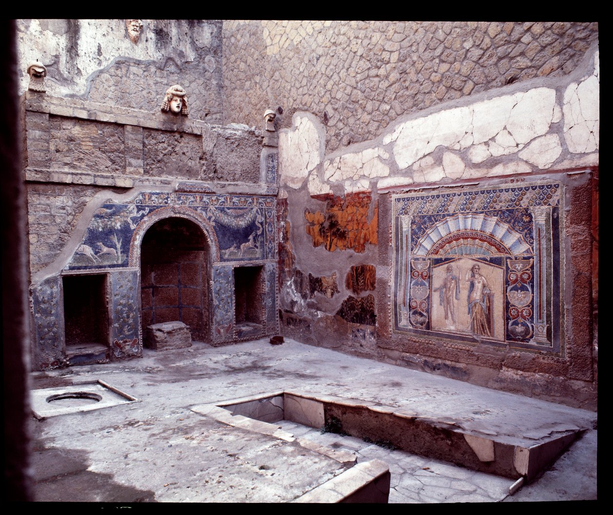 Widok triclinium casa di Nettuno e Anfitrite, V wpne-I wne autorstwa Roman Roman
