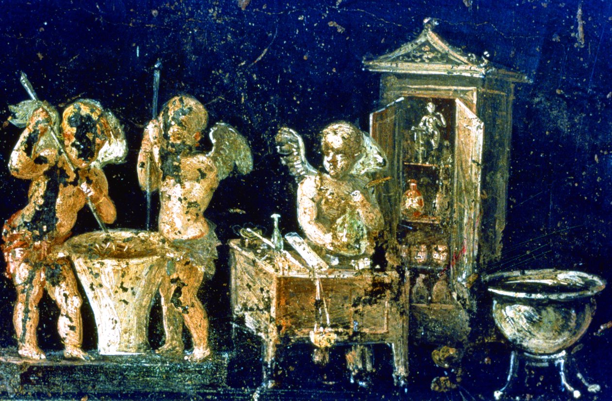 Malowidło ścienne z Domu Wettiów autorstwa Roman Roman
