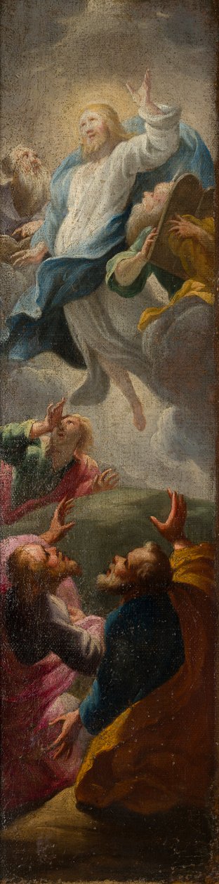 Chrystus ukazujący się swoim uczniom, ok. 1650-1750 (olej na płótnie) autorstwa Roman School