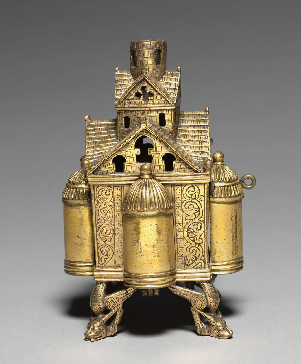 Kadzidło i stojak na krzyż ołtarzowy, 1150-1175 autorstwa Romanesque