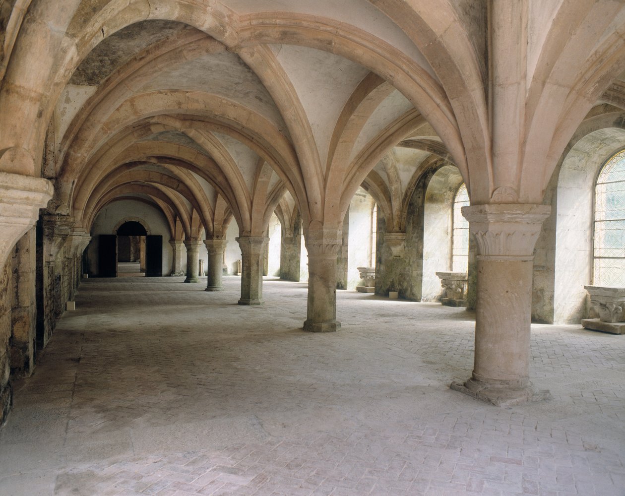 Widok skryptorium autorstwa Romanesque