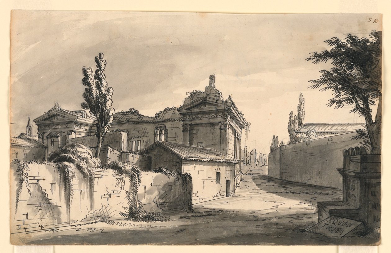 Scenografia, zabytkowe budynki autorstwa Romolo Achille Liverani
