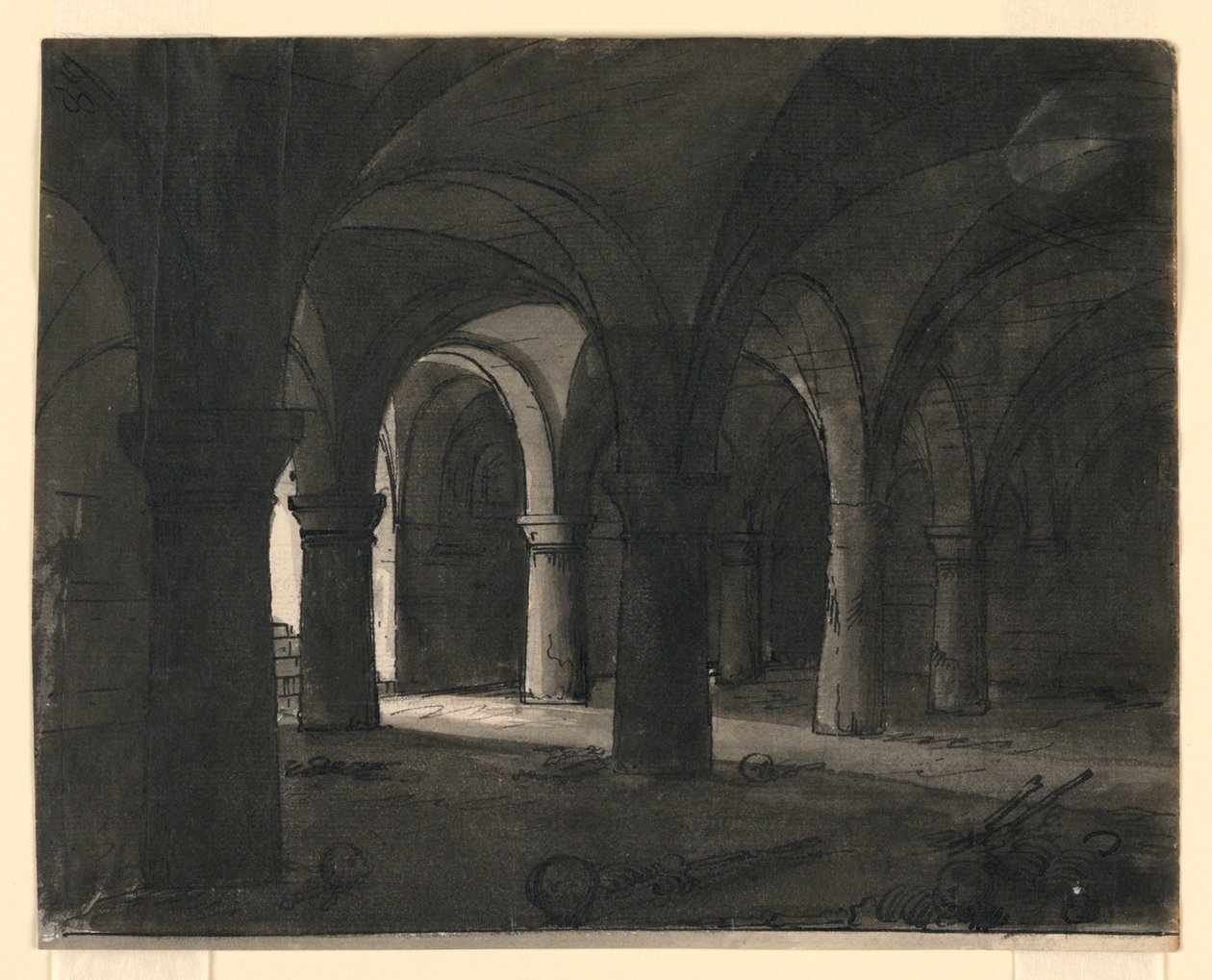 Scenografia, Krypta autorstwa Romolo Achille Liverani