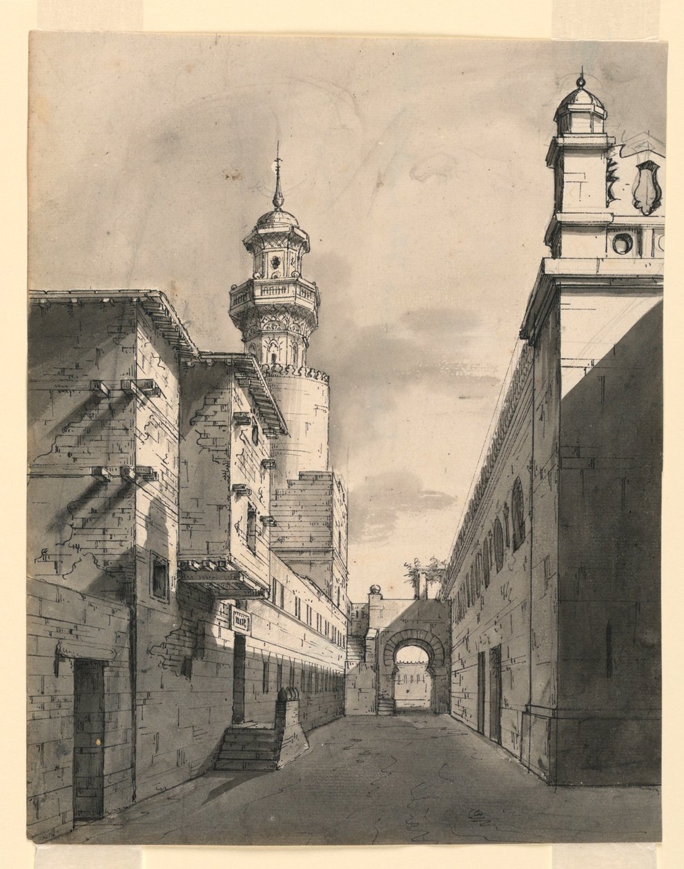 Scenografia, Ulica Orientalna autorstwa Romolo Achille Liverani