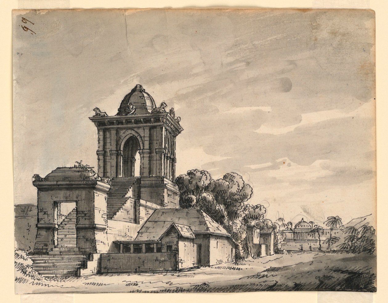 Scenografia, Pawilon i Małe Budynki autorstwa Romolo Achille Liverani