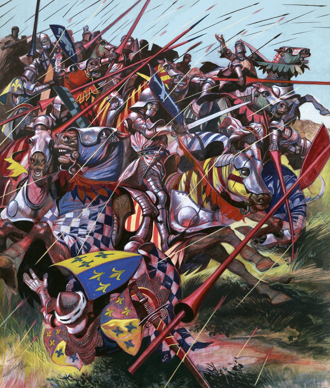W bitwie: Agincourt - Niemożliwe zwycięstwo autorstwa Ron Embleton