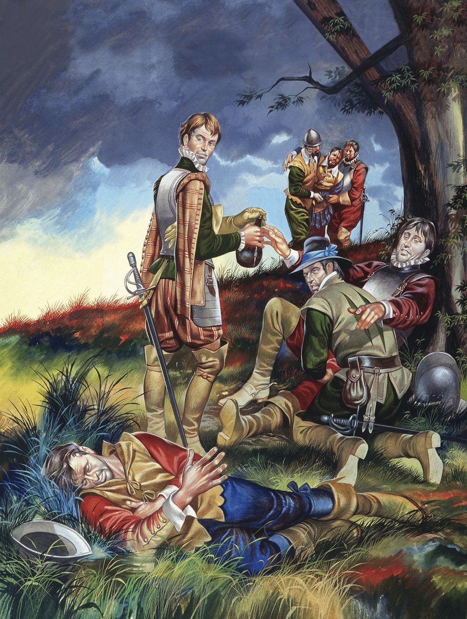 Sir Philip Sidney autorstwa Ron Embleton