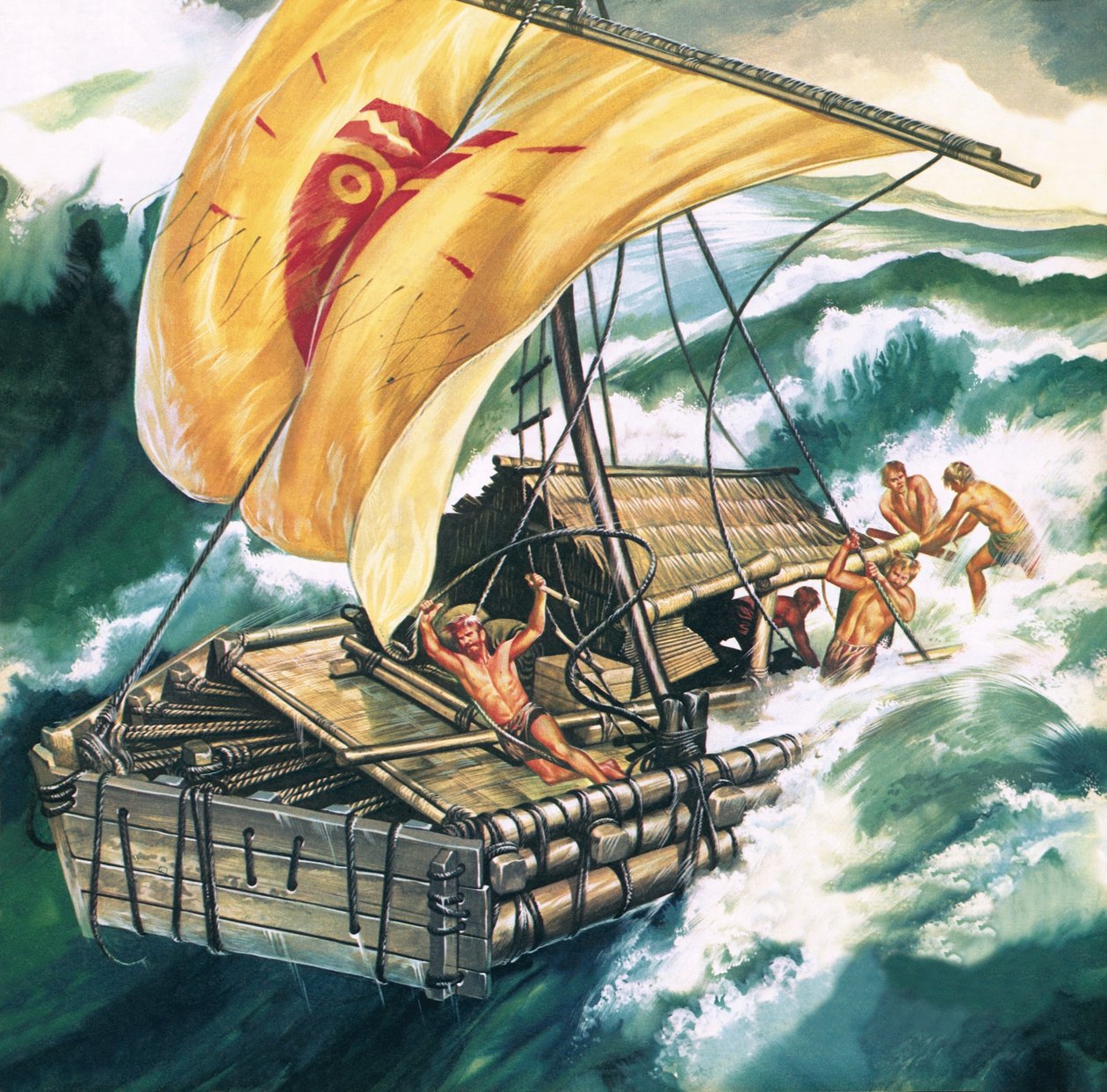 Podróż Kon-Tiki autorstwa Ron Embleton