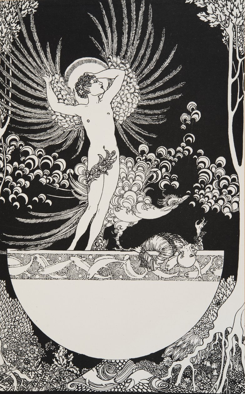 Ilustracja z Rubáiyáta Omara Chajjama, 1920 autorstwa Ronald Balfour