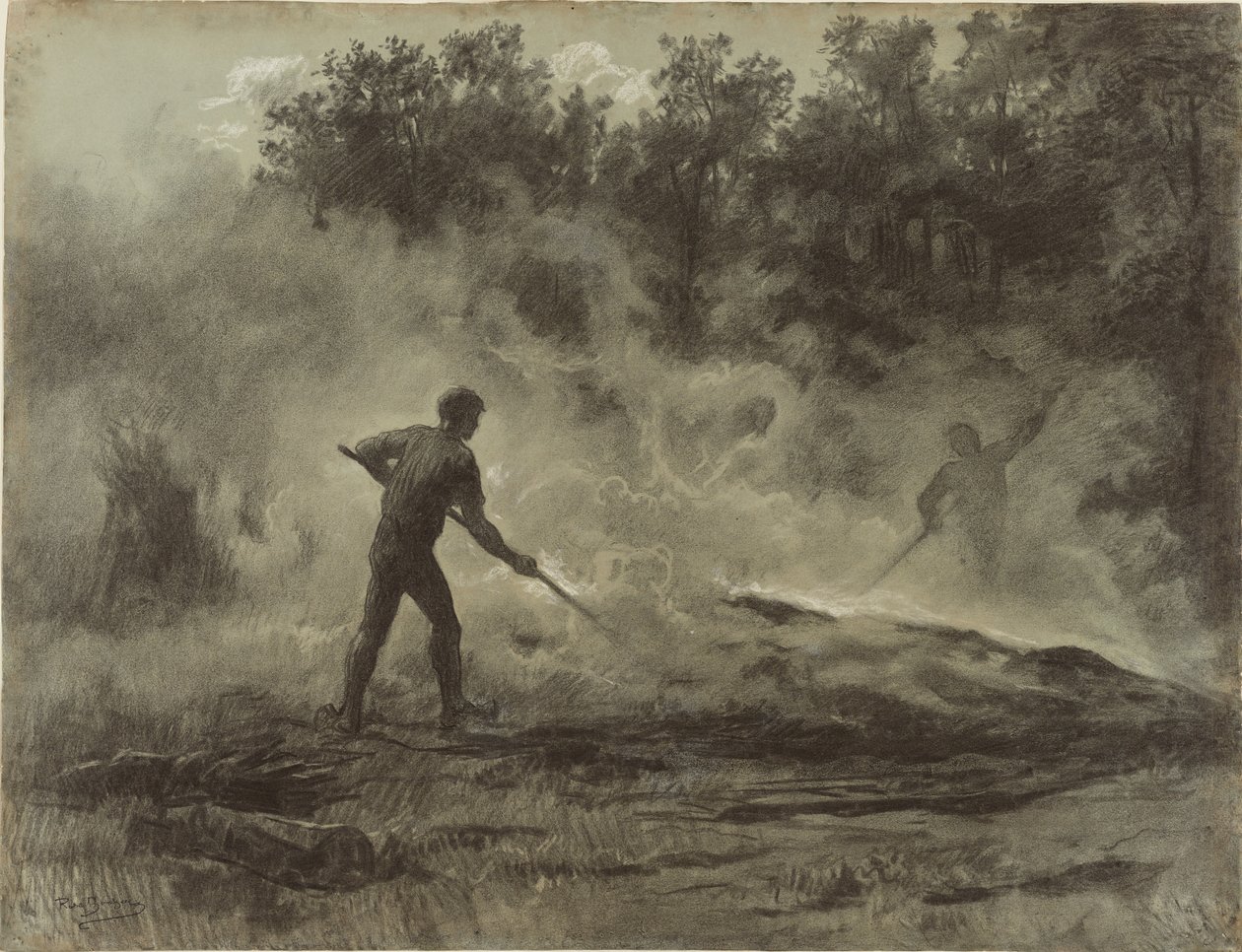 Węglarze (Les charbonniers) autorstwa Rosa Bonheur