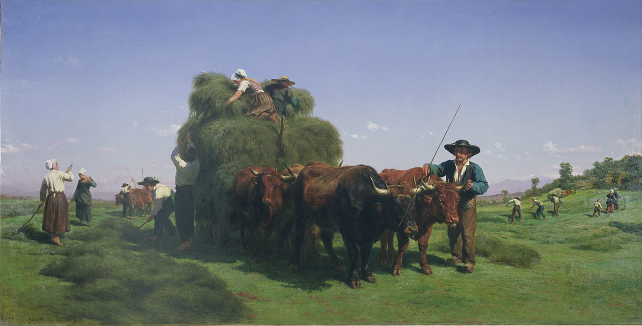 Sianokosy, Owernia autorstwa Rosa Bonheur