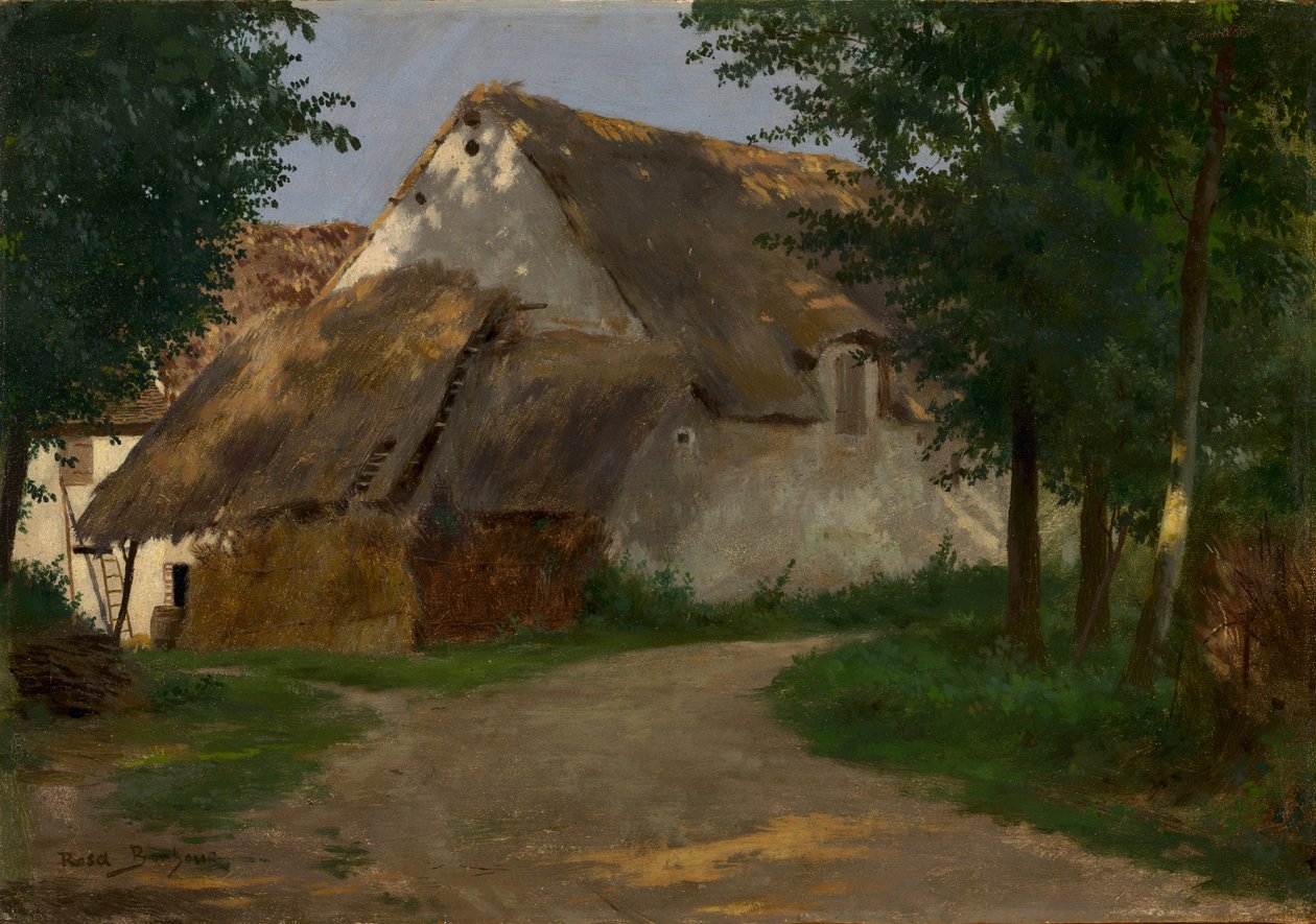 Folwark przy wejściu do lasu, 1860-1880 autorstwa Rosa Bonheur
