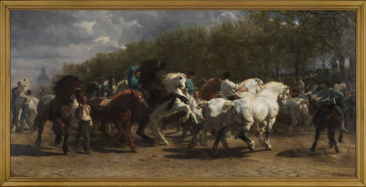 Targ koński autorstwa Rosa Bonheur