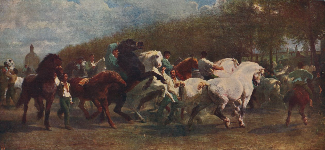 „Jarmark Koński”, 1855, c1915 autorstwa Rosa Bonheur