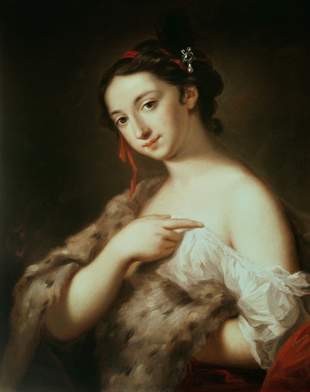 Dama (zima) autorstwa Rosalba Giovanna Carriera