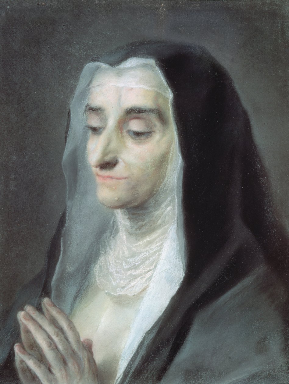 Siostra Maria Caterina, 1732 (pastel) autorstwa Rosalba Giovanna Carriera