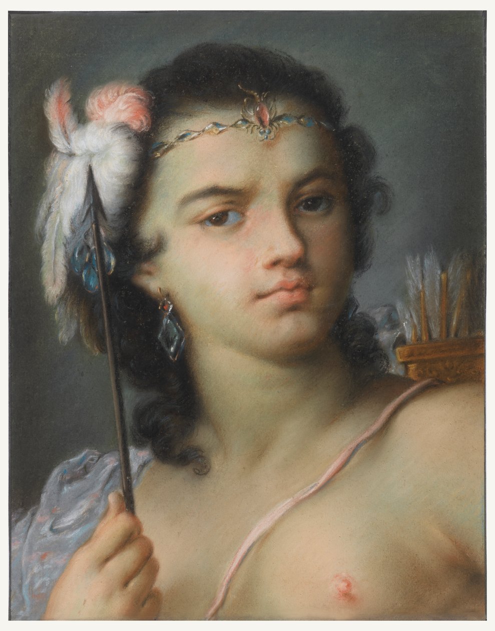 Personifikacja Ameryki autorstwa Rosalba Carriera