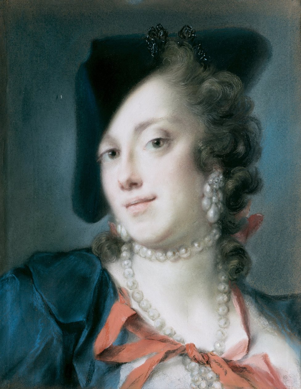 Wenecka dama z domu Barbarigo Caterina Sagredo Barbarigo, ok. 1735-1739 autorstwa Rosalba Giovanna Carriera