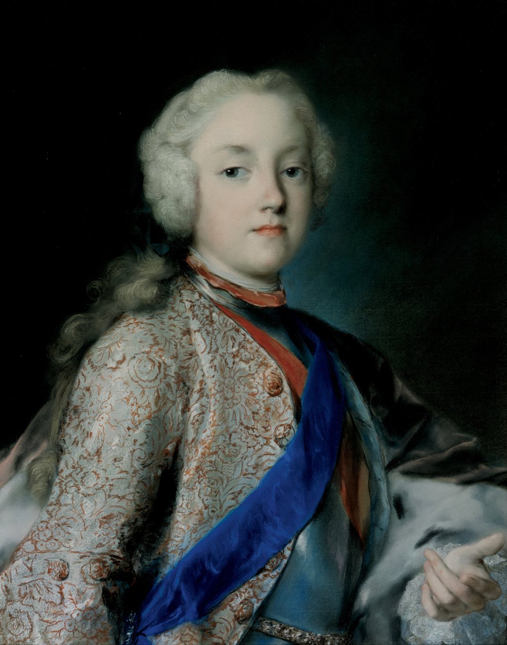 Książę koronny Fryderyk Christian z Saksonii 1722-1763, 1739-1740 autorstwa Rosalba Giovanna Carriera