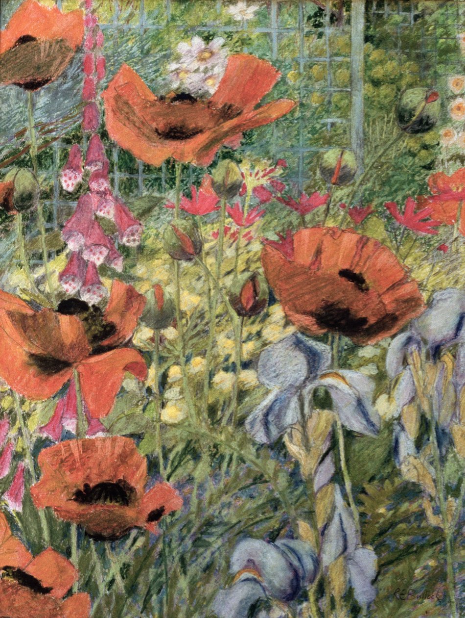 Orientalne (olej i pastel na papierze) autorstwa Rosalie Bullock