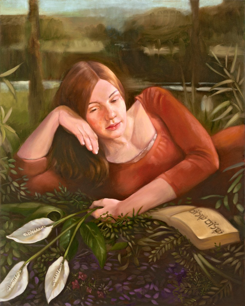 Perfect Peace, 2008 (olej na płótnie) autorstwa Rosemarie Adcock