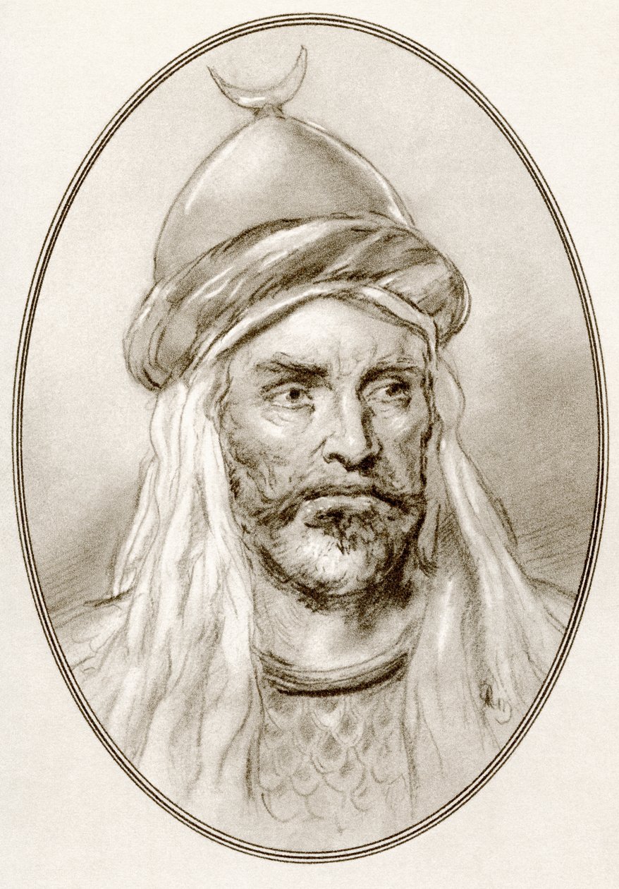 An-Nasir Salah ad-Din Yusuf ibn Ayyub, z Żywych biografii słynnych władców. autorstwa Ross Gordon
