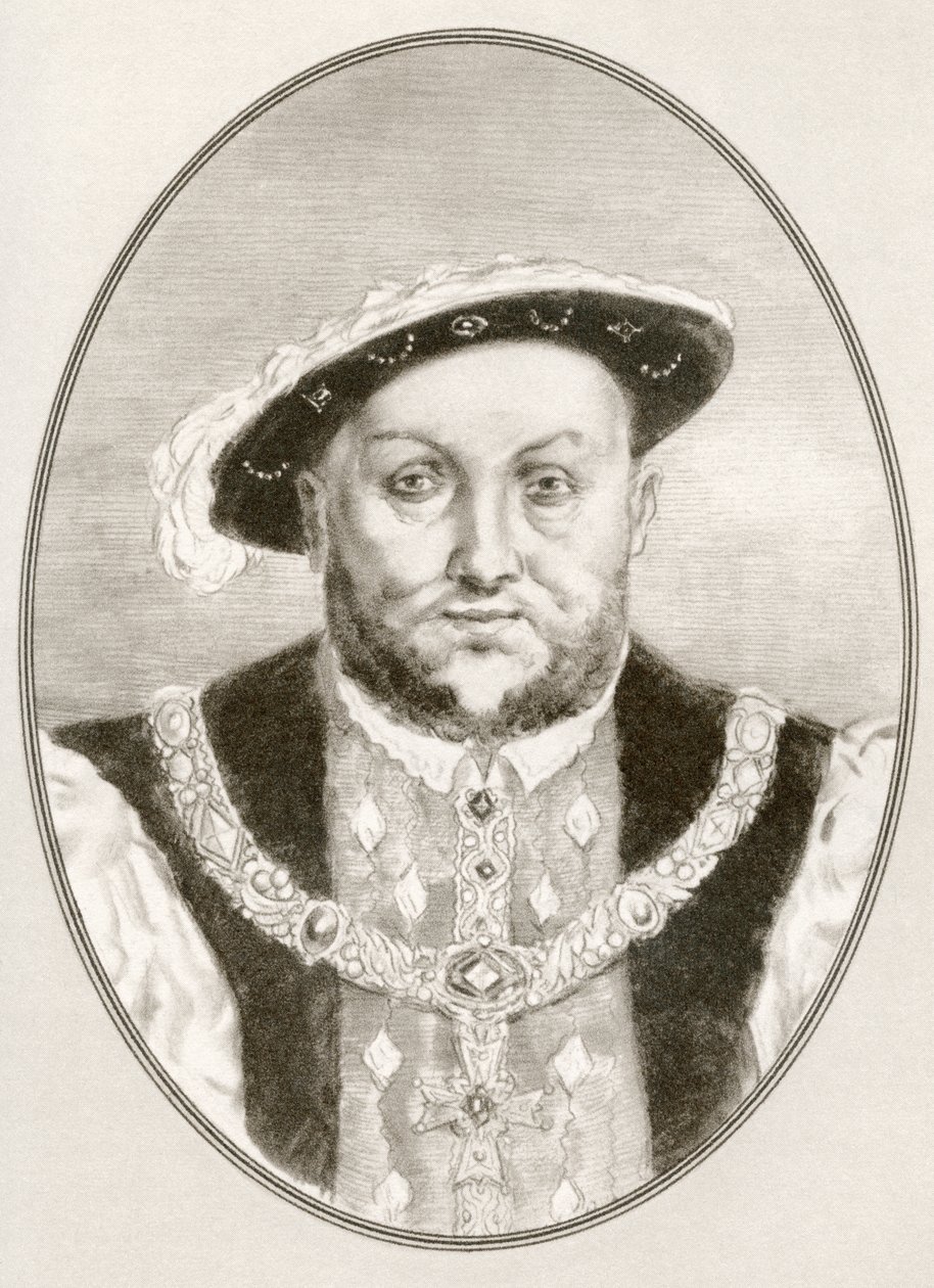 Henryk VIII, z Żywych biografii słynnych władców autorstwa Ross Gordon