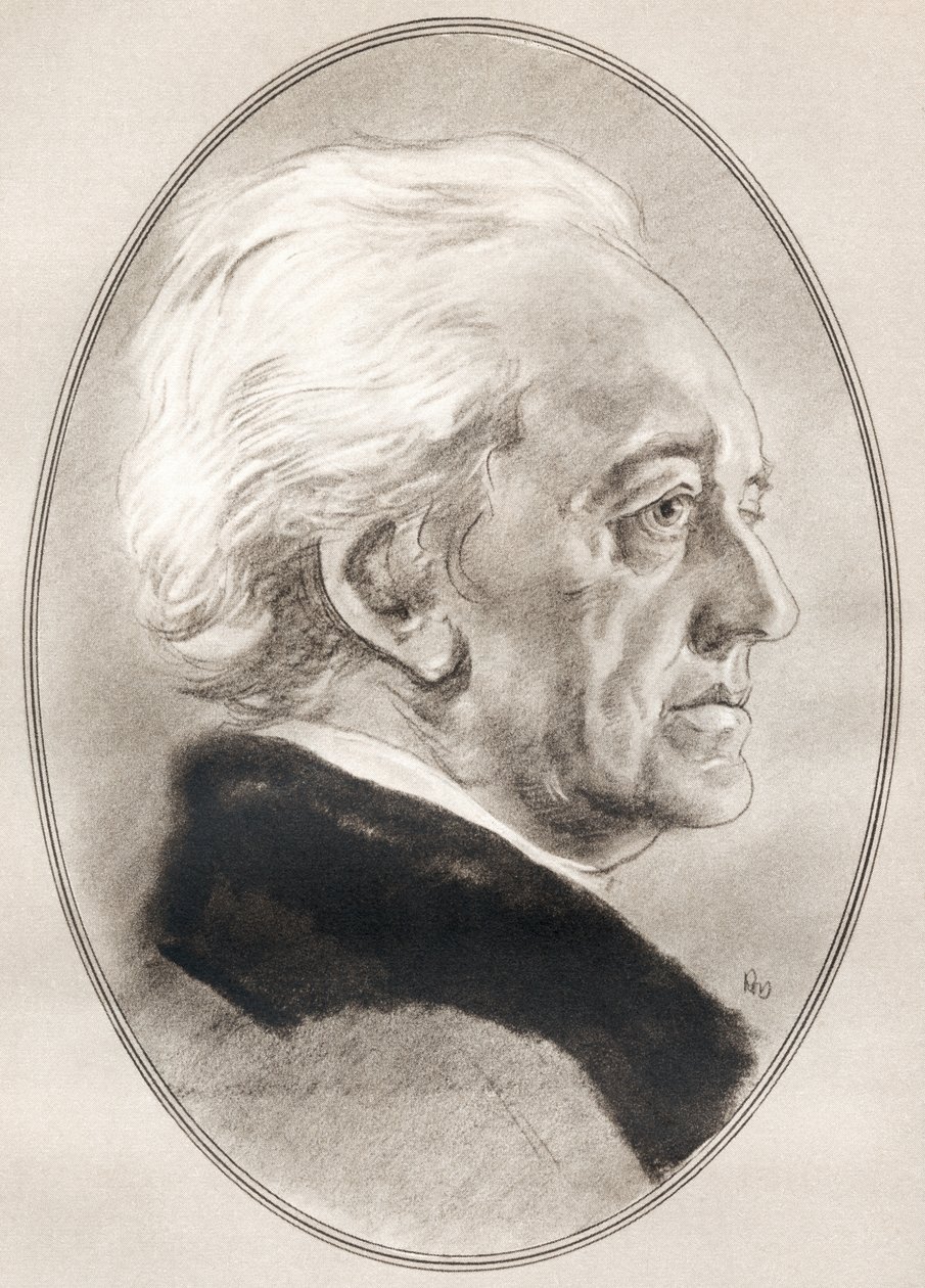 Johann Wolfgang von Goethe, z „Żywych biografii sławnych mężczyzn” autorstwa Ross Gordon