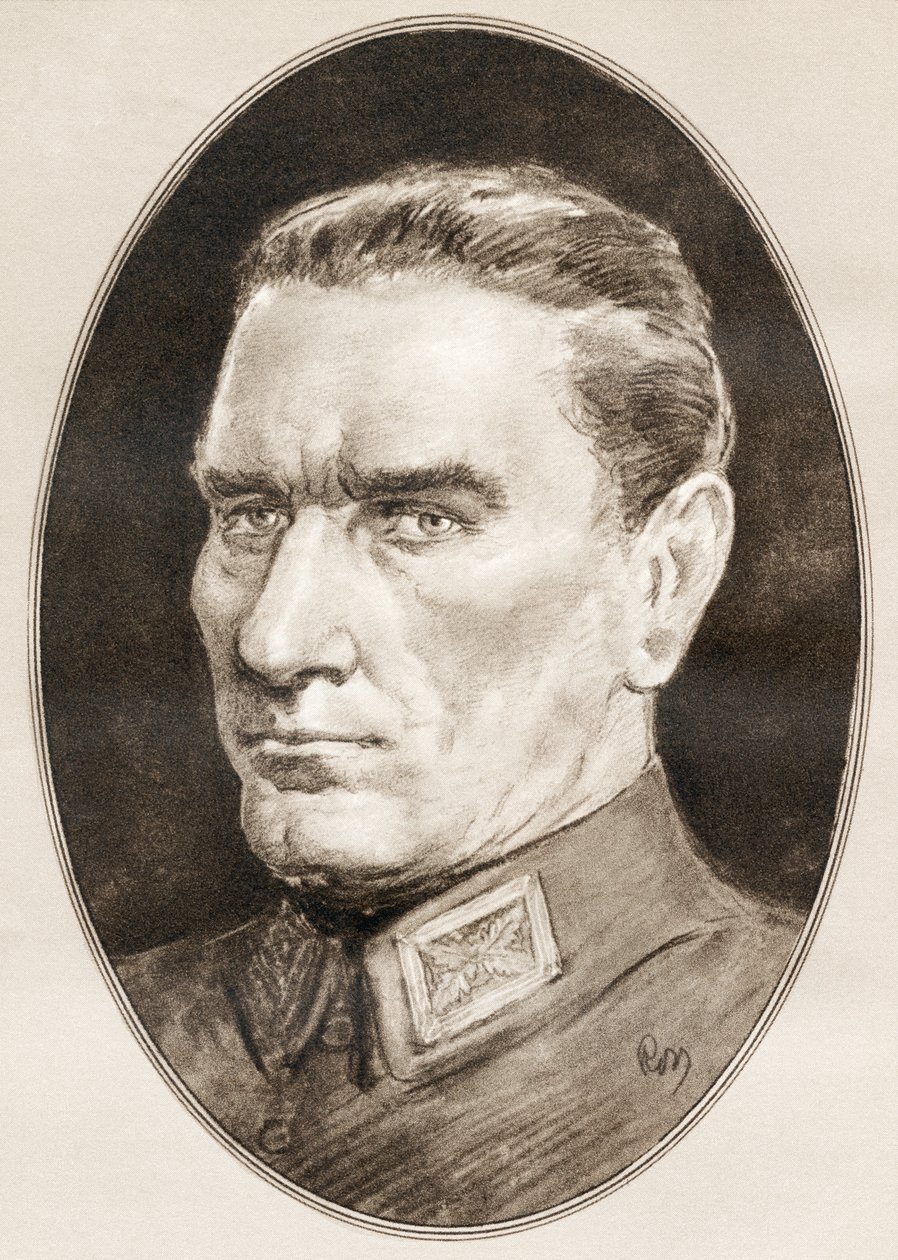 Mustafa Kemal Ataturk, z Żywych biografii słynnych mężczyzn autorstwa Ross Gordon