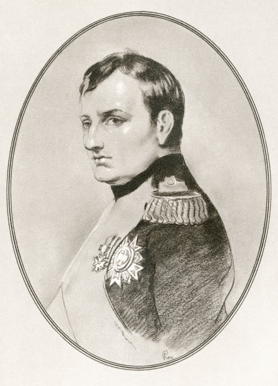 Napoleon Bonaparte, z Żywych biografii słynnych władców. autorstwa Ross Gordon
