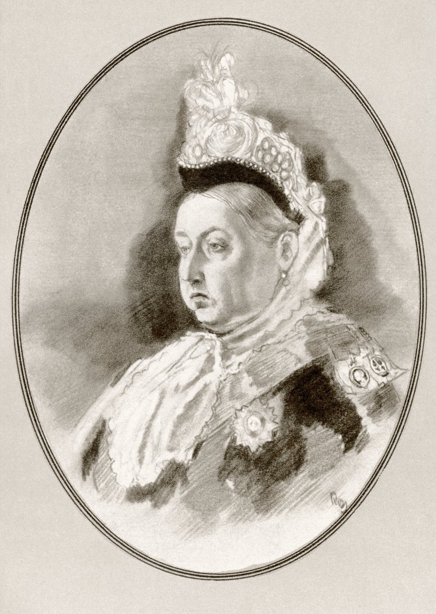 Victoria, z Żywych biografii słynnych władców autorstwa Ross Gordon