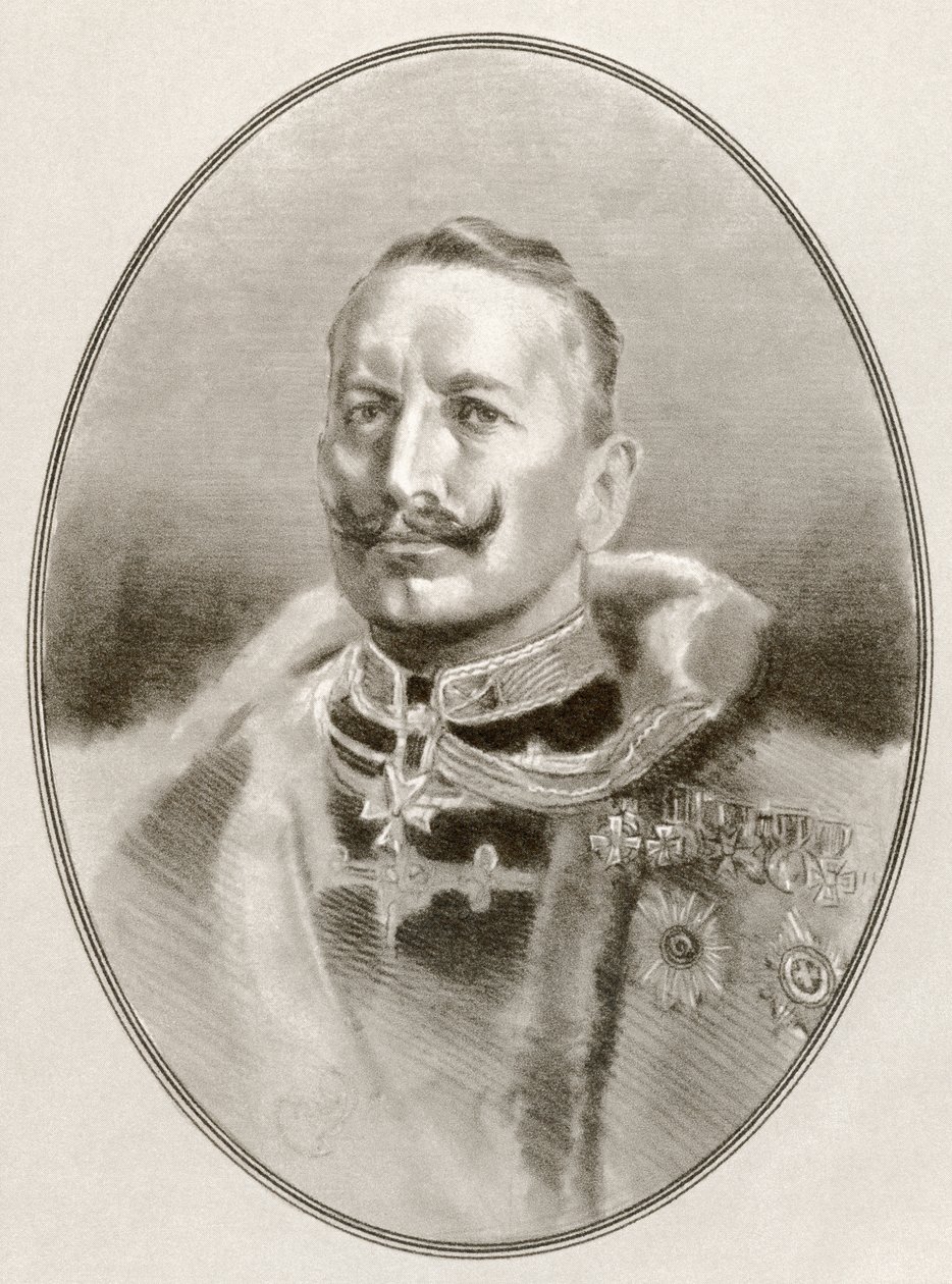 Wilhelm II, z Żywych biografii sławnych władców. autorstwa Ross Gordon