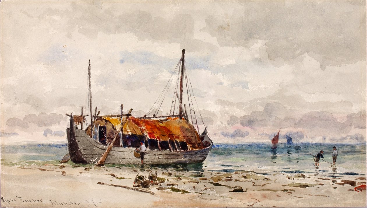 Zbieracze małży, 1879. autorstwa Ross Turner