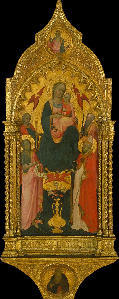 Dziewica i święci autorstwa Rossello di Jacopo Franchi