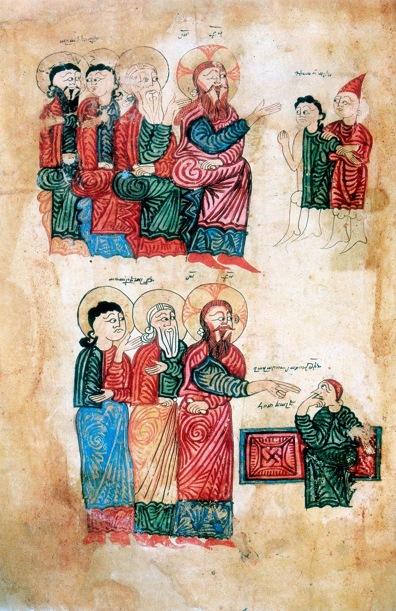 Jezus dokonujący cudów, 1394 autorstwa Rotakes