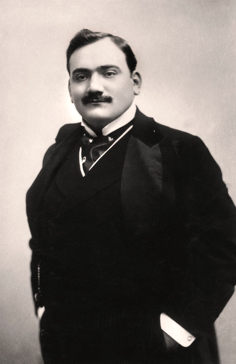 Enrico Caruso 1873-1921, włoski tenor, 1907. autorstwa Rotary Photo