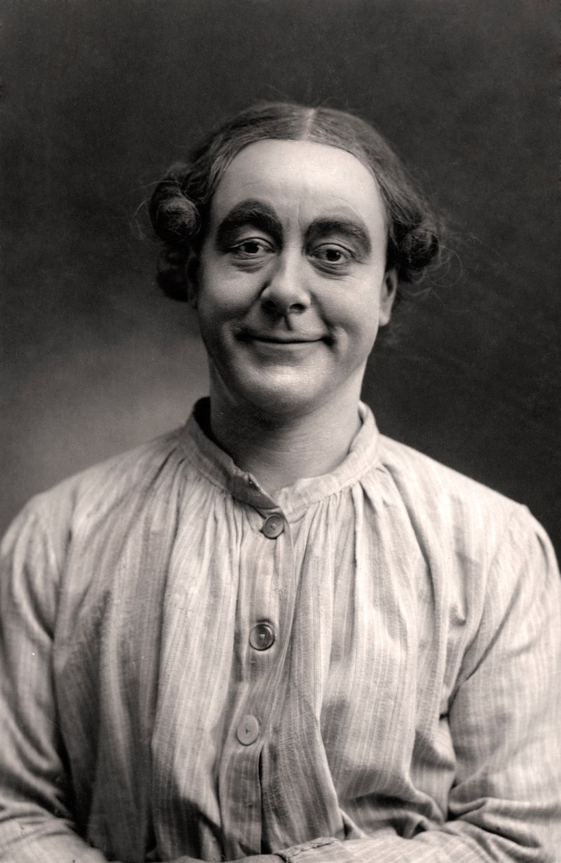George Robey 1869-1954, artysta estradowy, 1907. autorstwa Rotary Photo