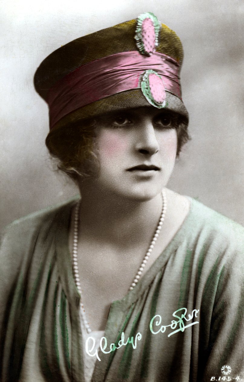 Gladys Cooper 1888-1971, angielska aktorka, początek XX wieku. autorstwa Rotary Photo