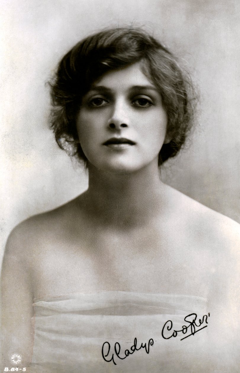 Gladys Cooper 1888-1971, angielska aktorka, początek XX wieku. autorstwa Rotary Photo