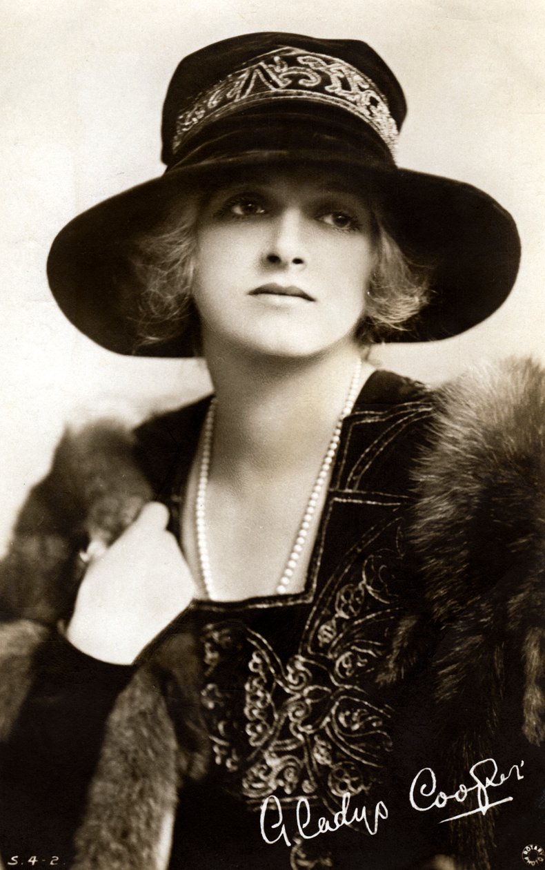 Gladys Cooper 1888-1971, angielska aktorka, początek XX wieku. autorstwa Rotary Photo