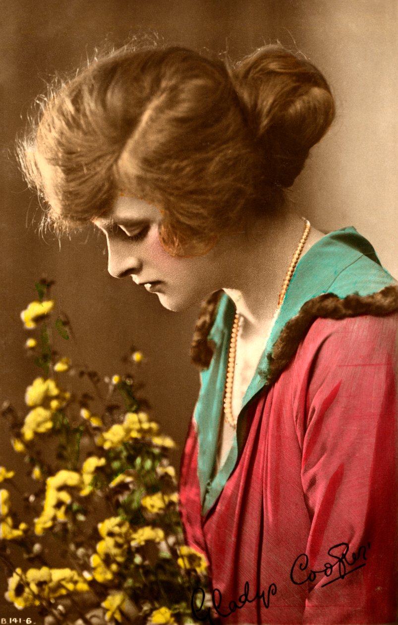 Gladys Cooper 1888-1971, angielska aktorka, początek XX wieku. autorstwa Rotary Photo