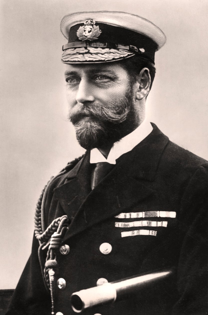 Król Jerzy V 1865-1936, początek XX wieku. autorstwa Rotary Photo