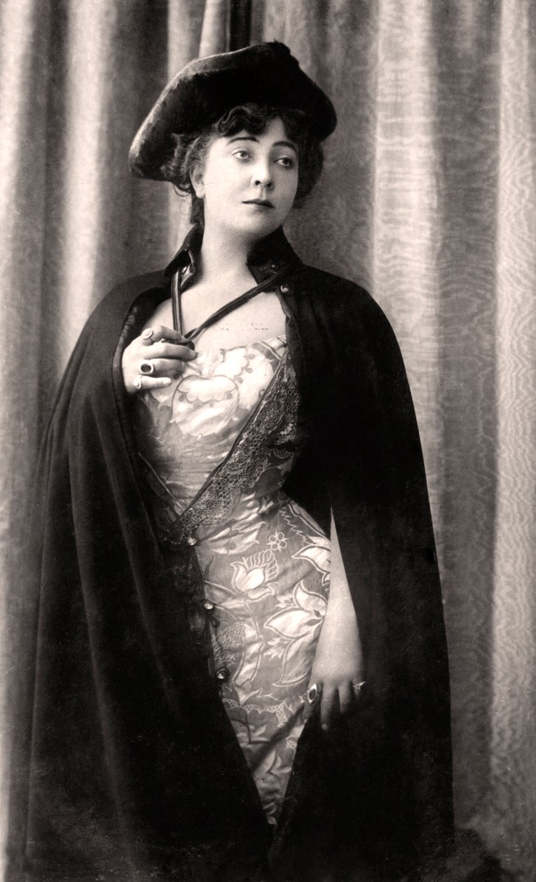 Olga Nethersole ok. 1863-1951, angielska aktorka i producentka teatralna, początek XX wieku. autorstwa Rotary Photo