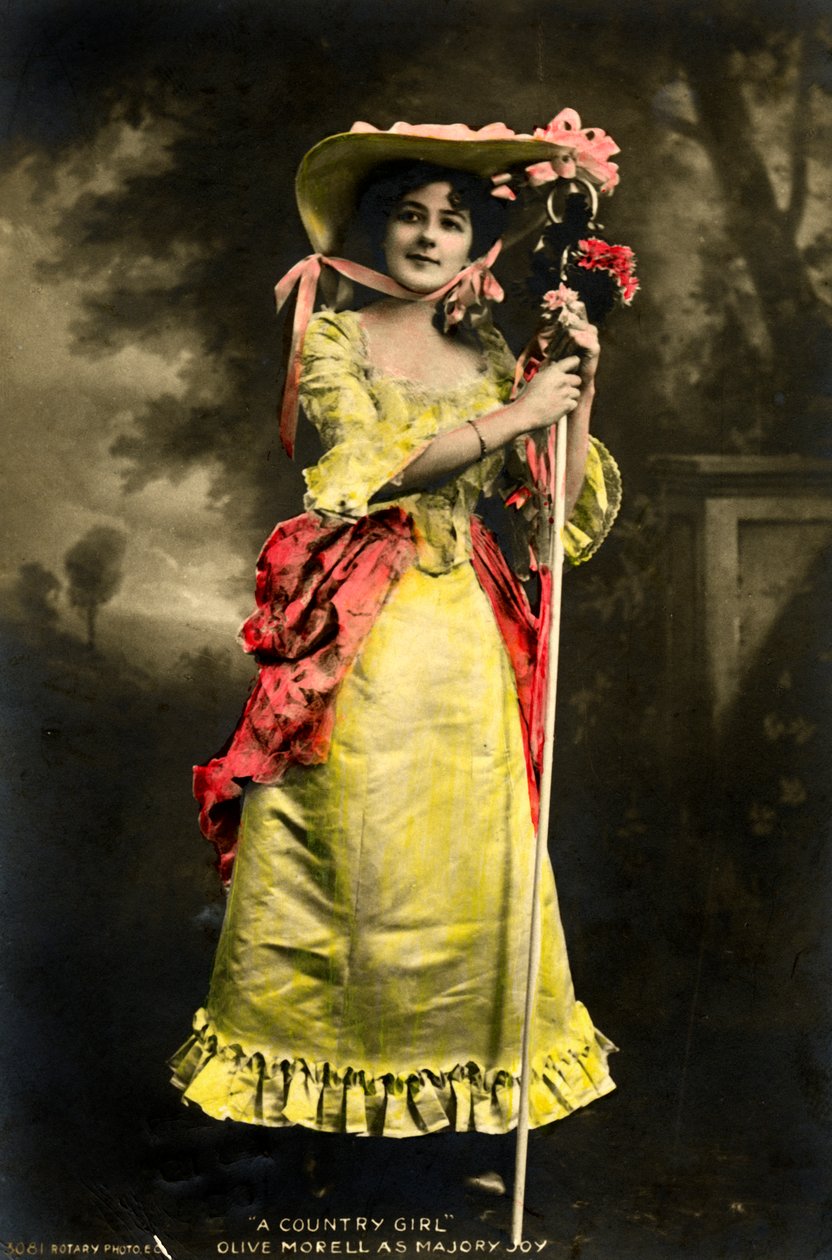 Olive Morell, aktorka, 1903. autorstwa Rotary Photo